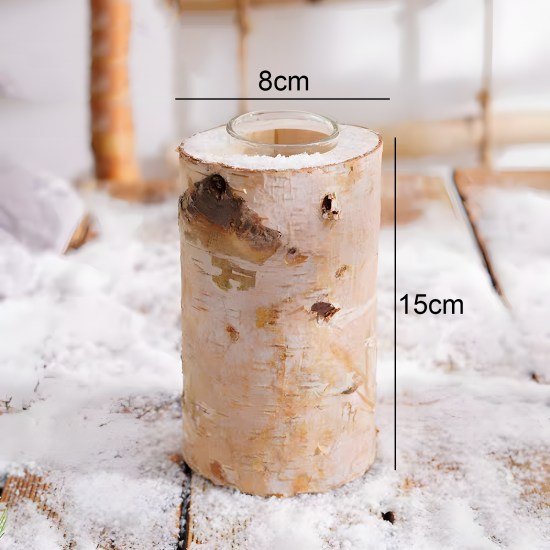 Wooden Candle Holder